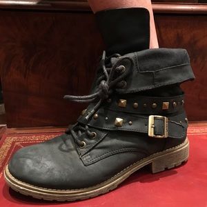 Lace Up Combat Boot